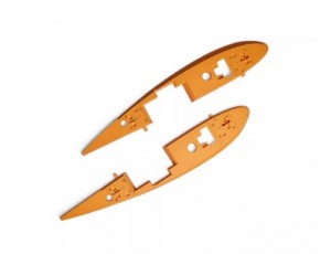 Freewing Ares 3D Yellow 90mm EDF Jet Fuselage Plastic Fixed Part For Main Wing